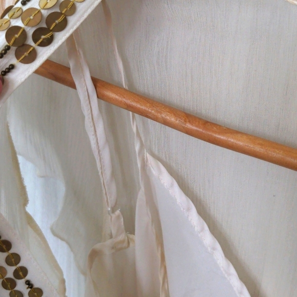 WHBM - Ivory 2 Piece Blouse - Size S - Picture 4 of 7